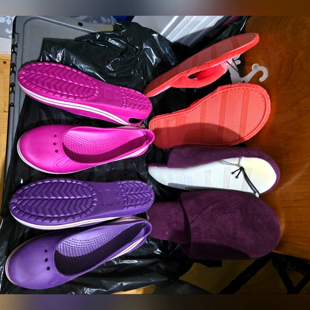 4 Mix Up Set of Pink and Purple Footwear